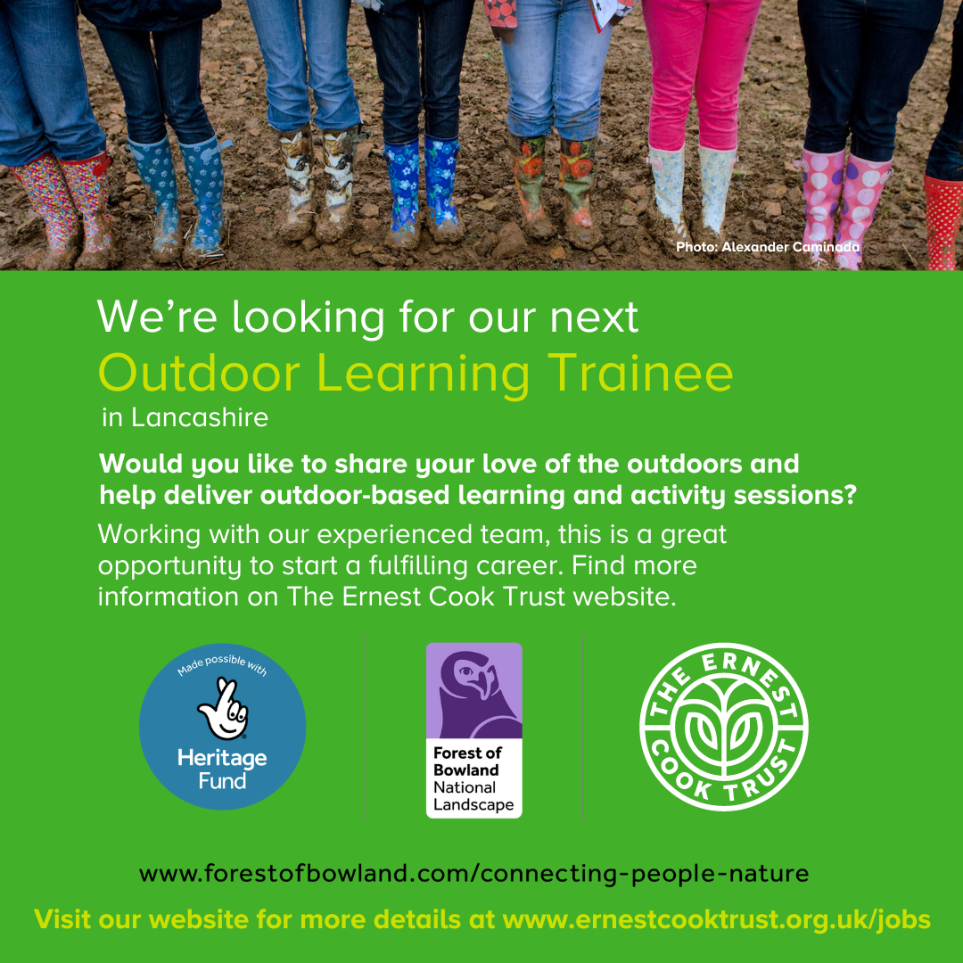 Outdoor Learning Trainee advert
