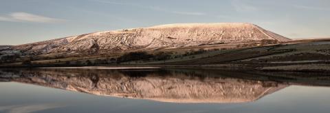 Morning Reflection - Pendle Hill © Andrew Cowell