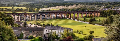 Sierra Leone over Whalley Arches in the evening sunlight. © Diane Muldowney