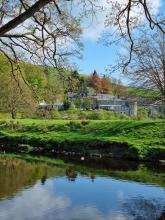 Can't get any better than this. The Inn at Whitewell terrace is the nicest place for a drink a or two © Ivana Koulakova 