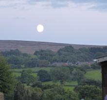 Blue Moon over Burn Moor © Jim Munday