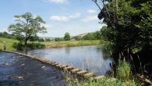 Stepping Stones at Whitewell © Suzanne Nuttall